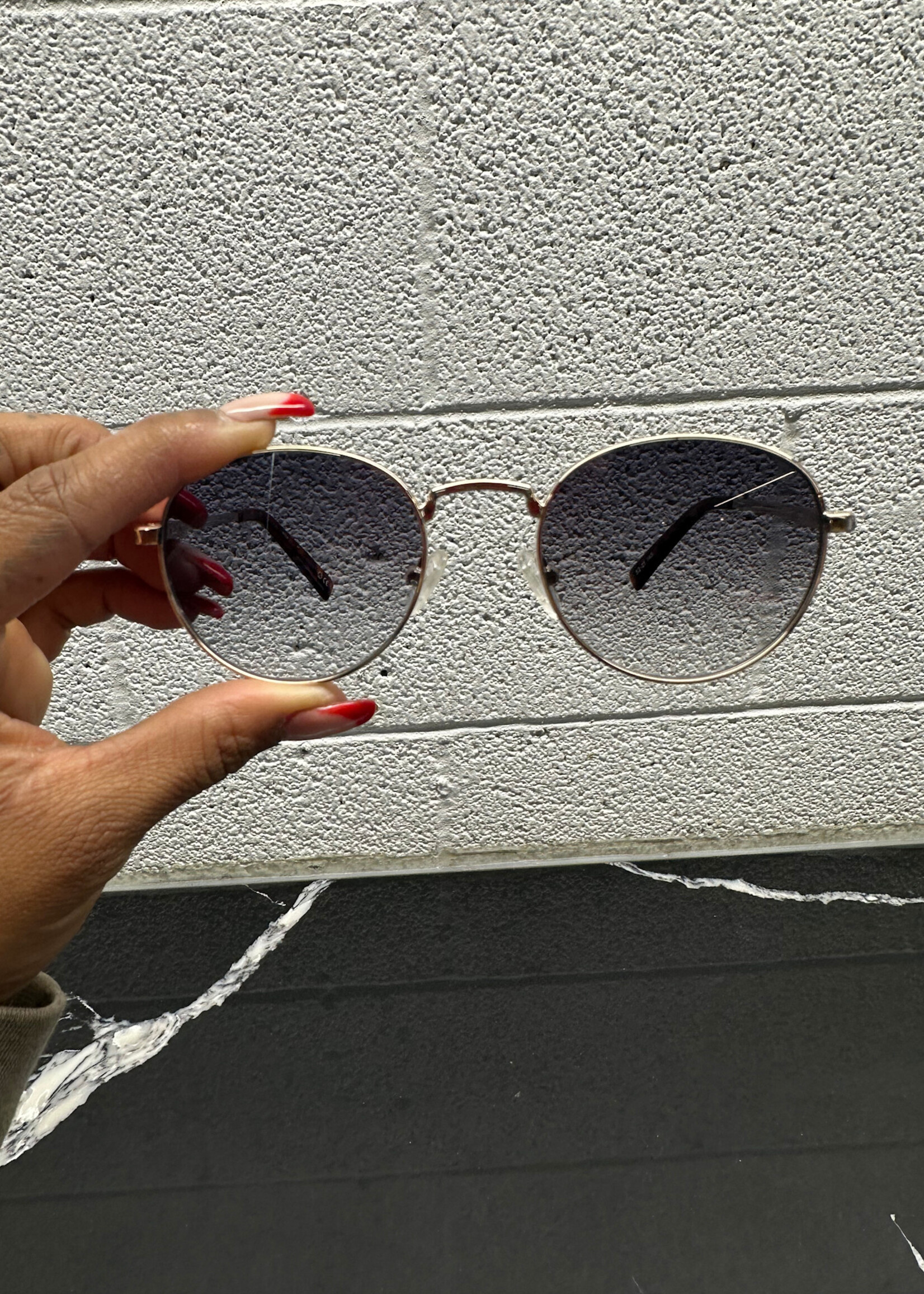 Le Specs Round Glasses W CASE