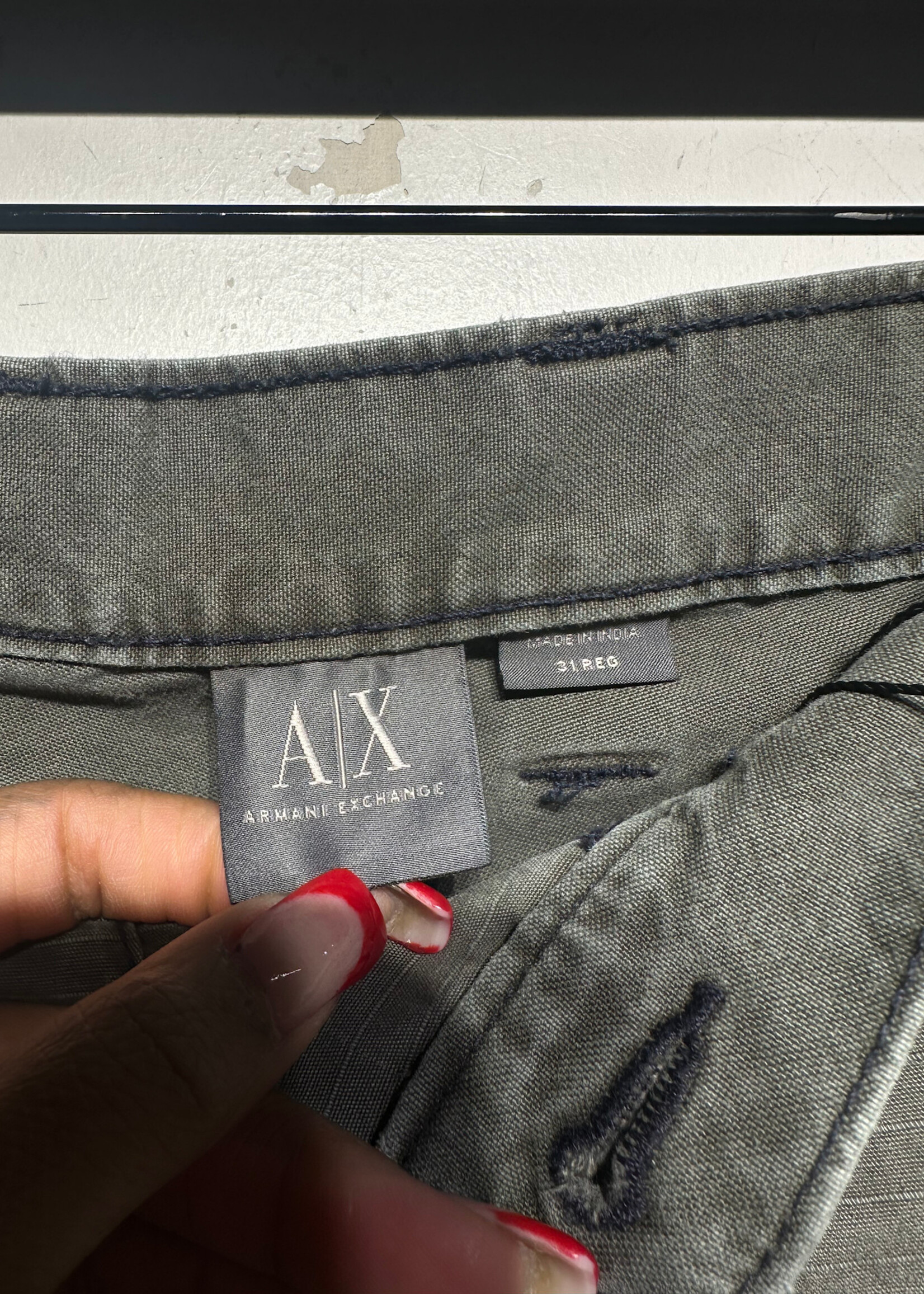 Armani Y2K Green Multipocket Cargos Masc 31