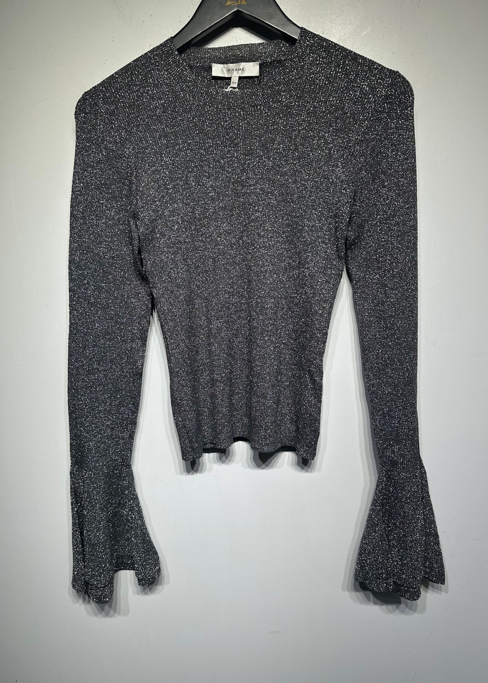 NWT Frame Silver Spark Bell Sleeve LS M
