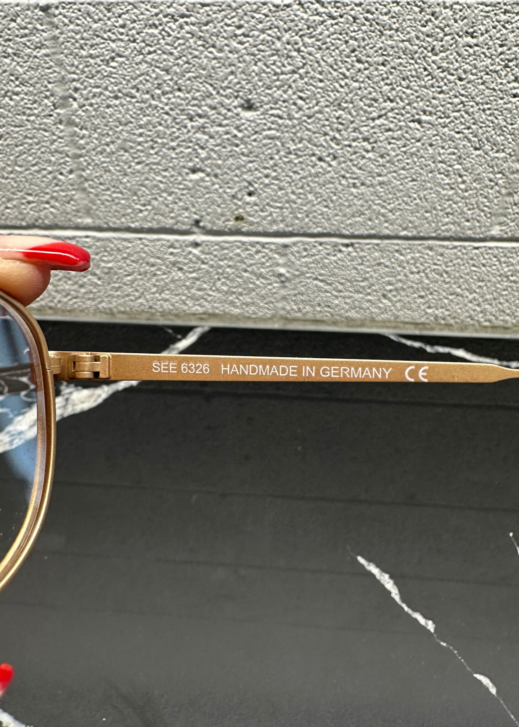 SEE 6326 Gold Glasses