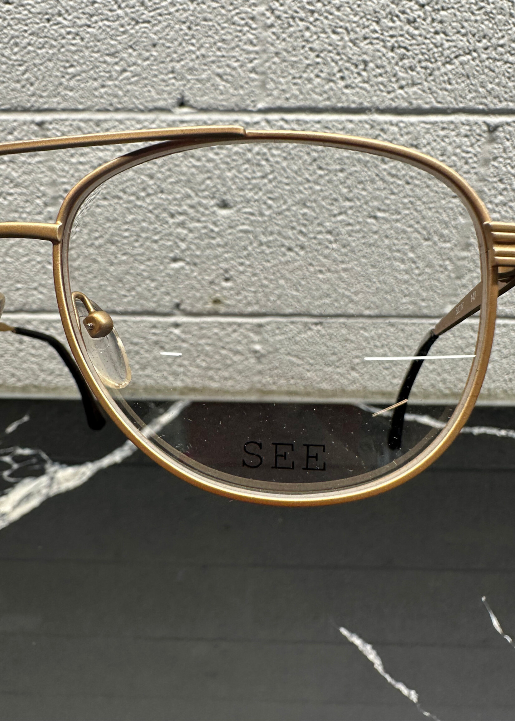 SEE 6326 Gold Glasses