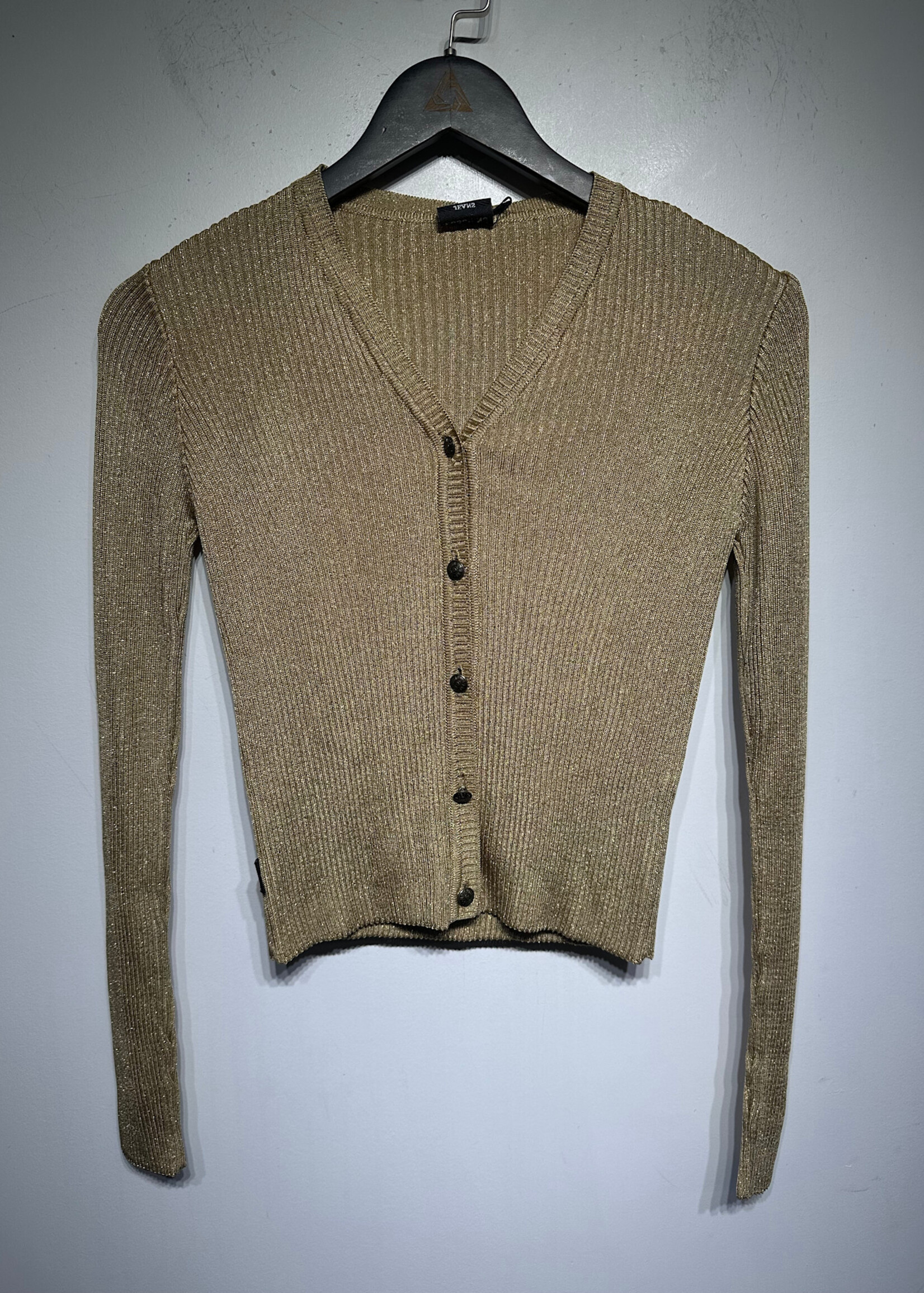 Moschino Jeans Gold Shimmer BU LS S/M