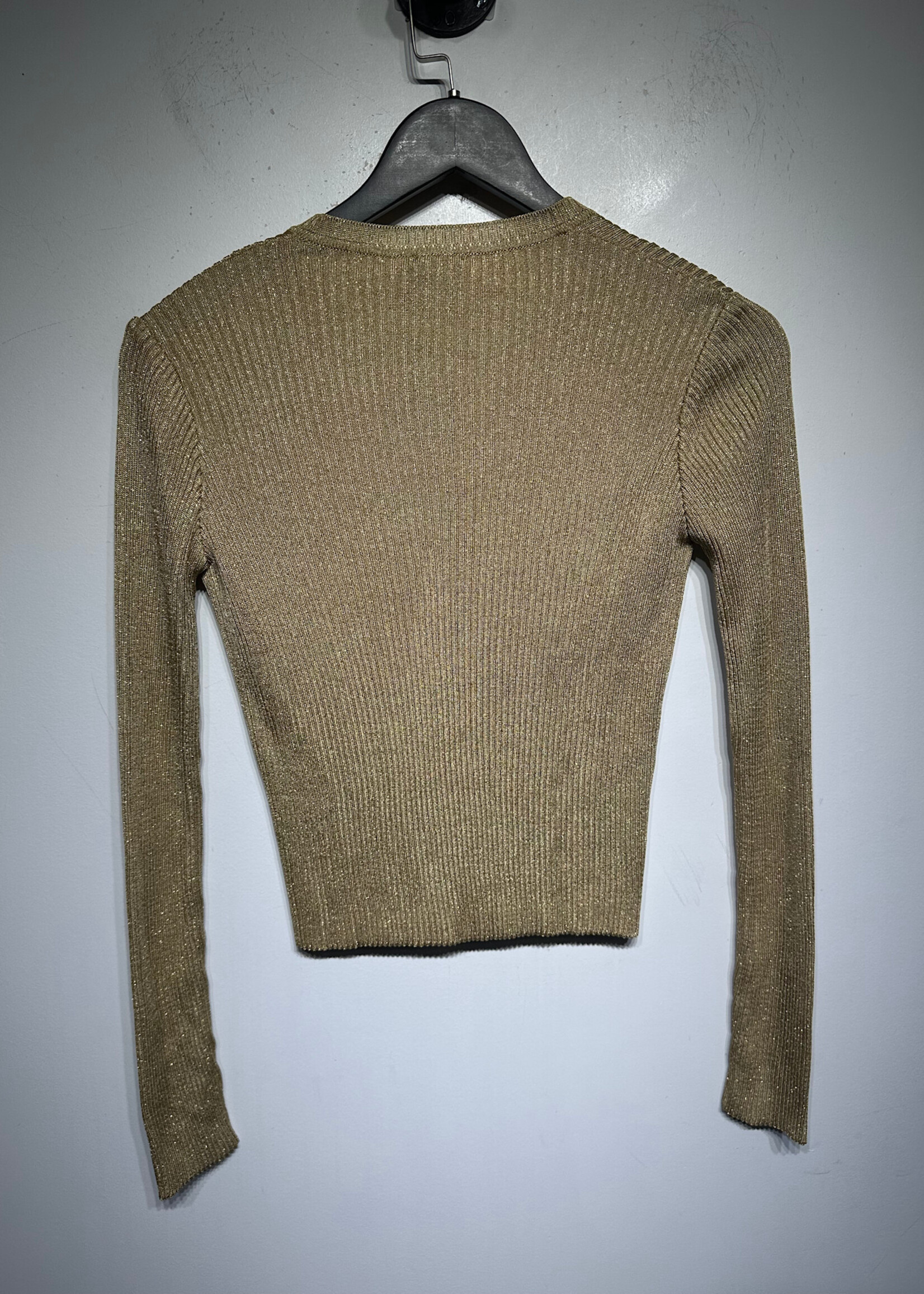 Moschino Jeans Gold Shimmer BU LS S/M