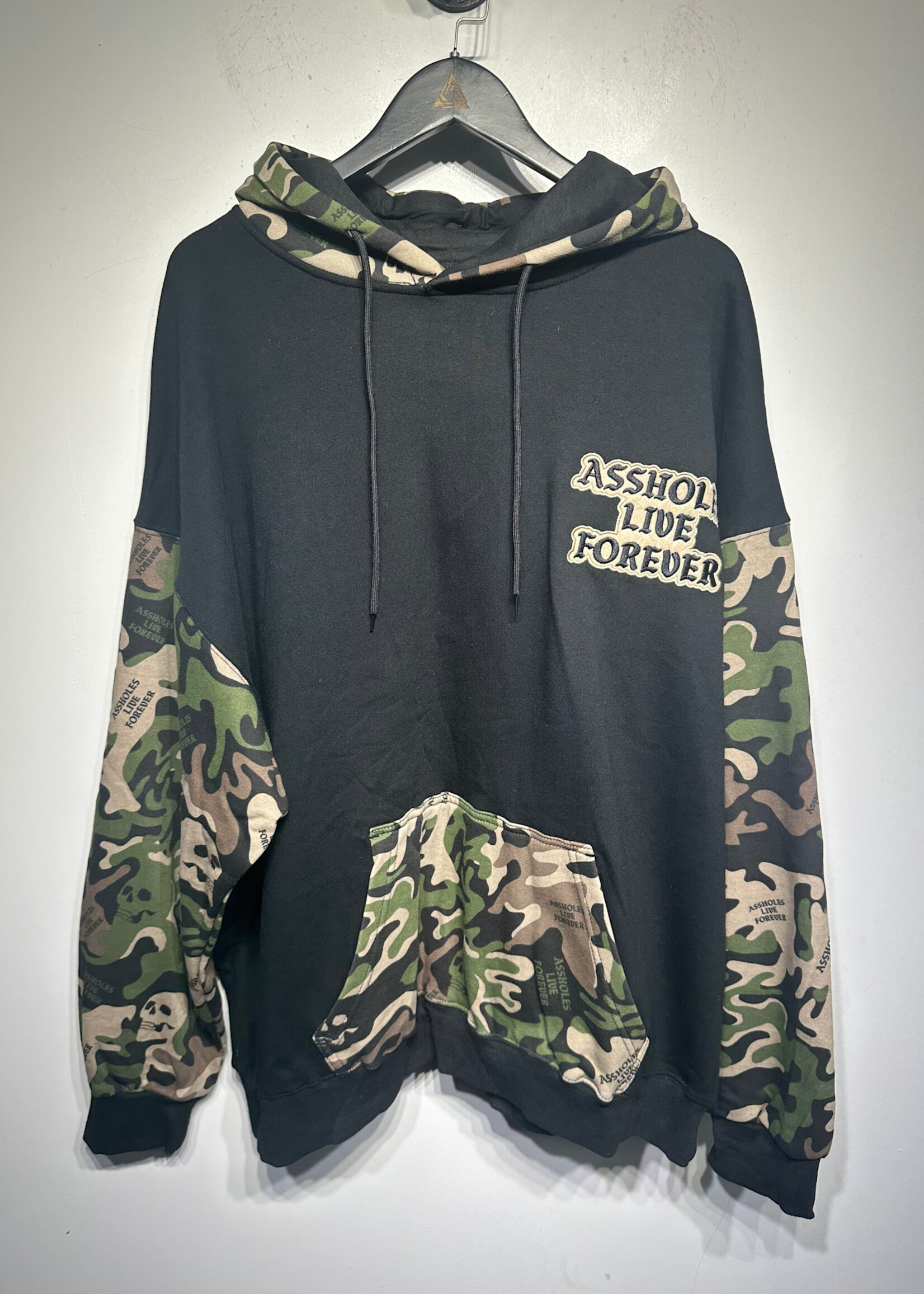 Assholes Live Forever Camo Hoodie 3XL