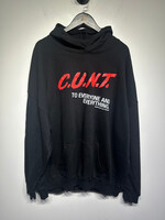Assholes Live Forever CUNT Black Hoodie 3XL