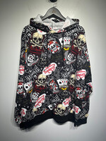 Assholes Live Forever AOP Tattoo Hoodie 3XL