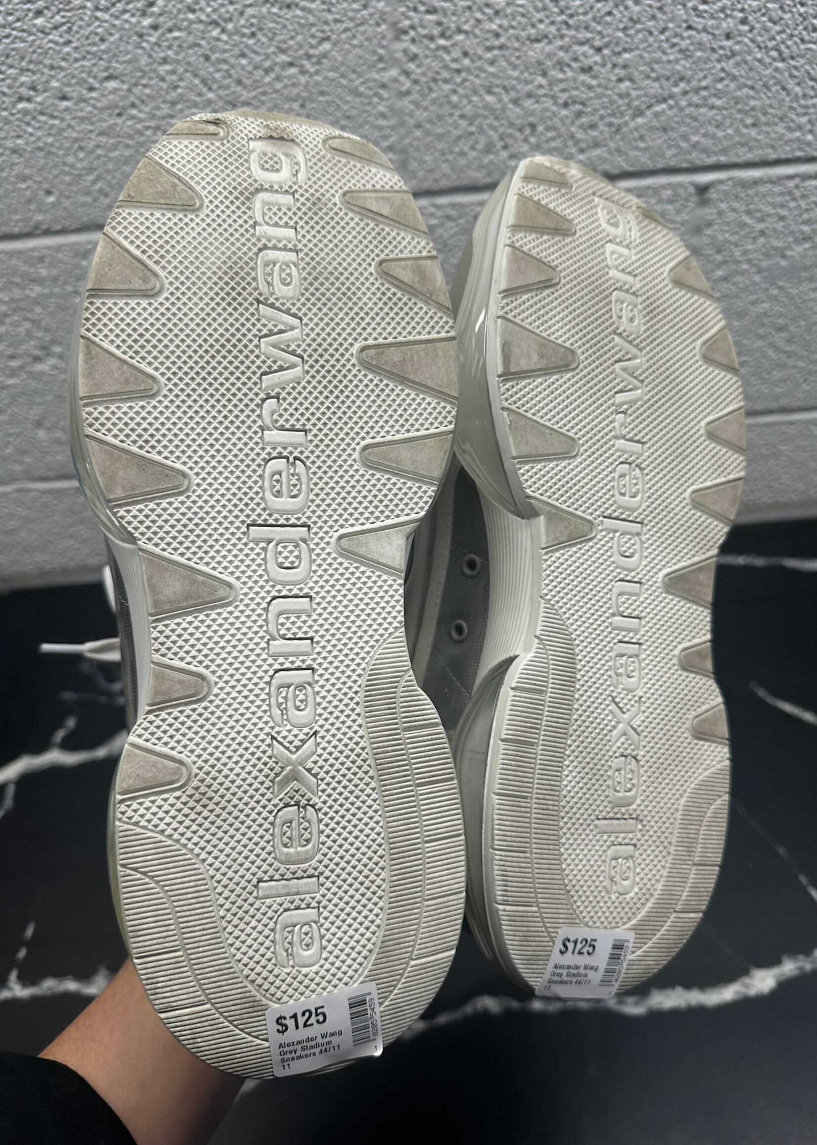 Alexander Wang Grey Stadium Sneakers 44/11