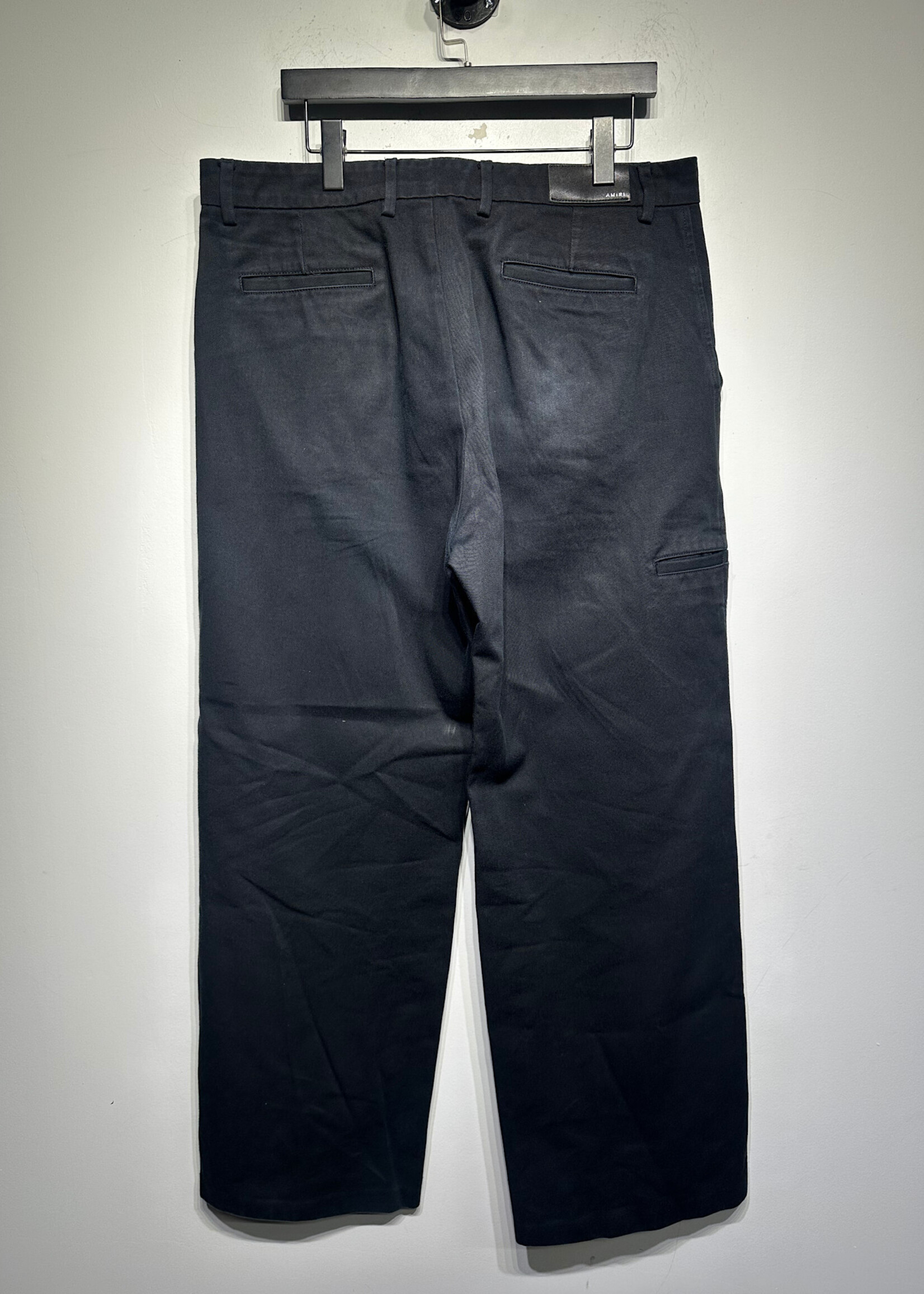 Amiri Black Pocket Stitch Pants Masc 38