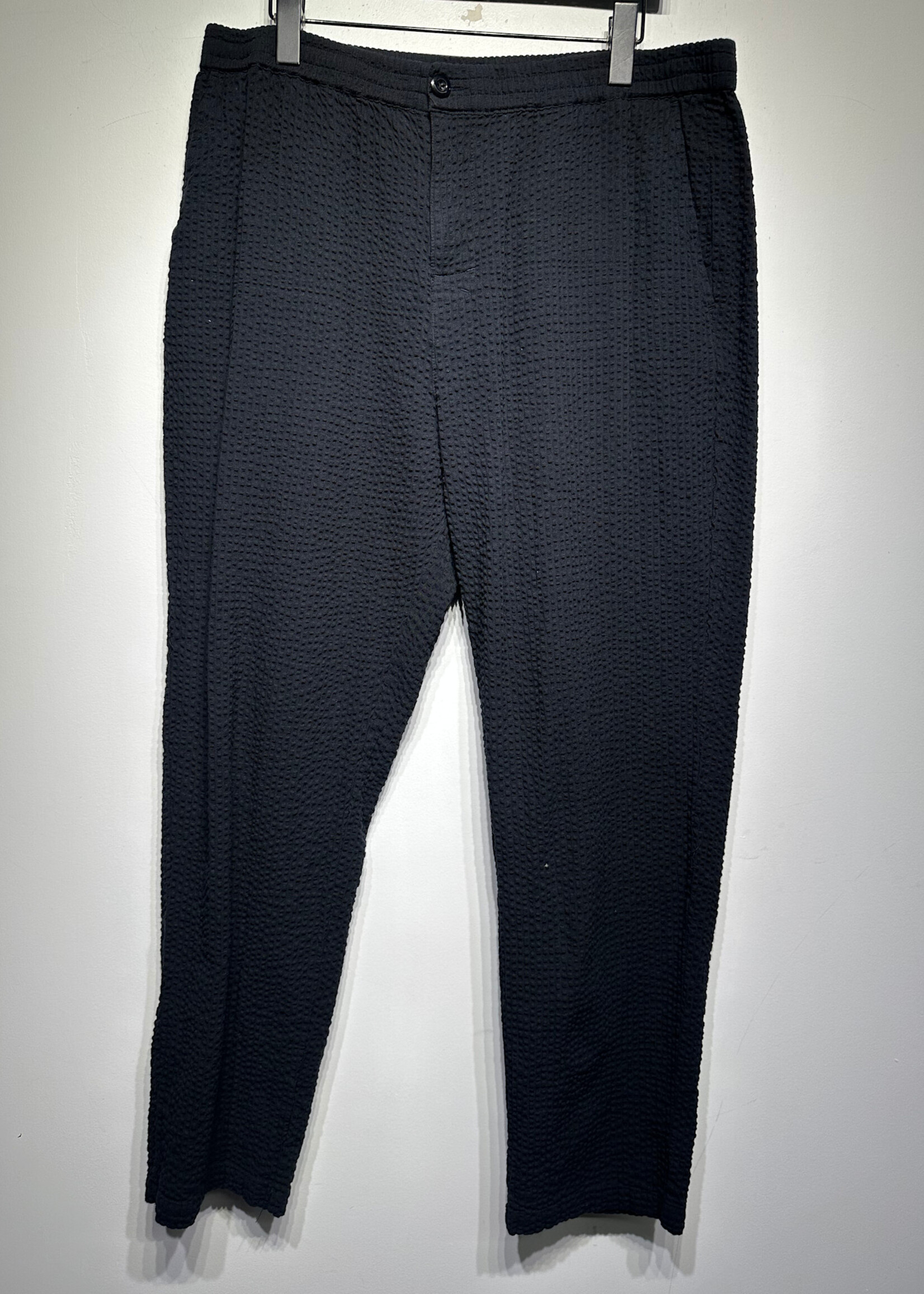 Stussy Black Textured Pants Masc 36
