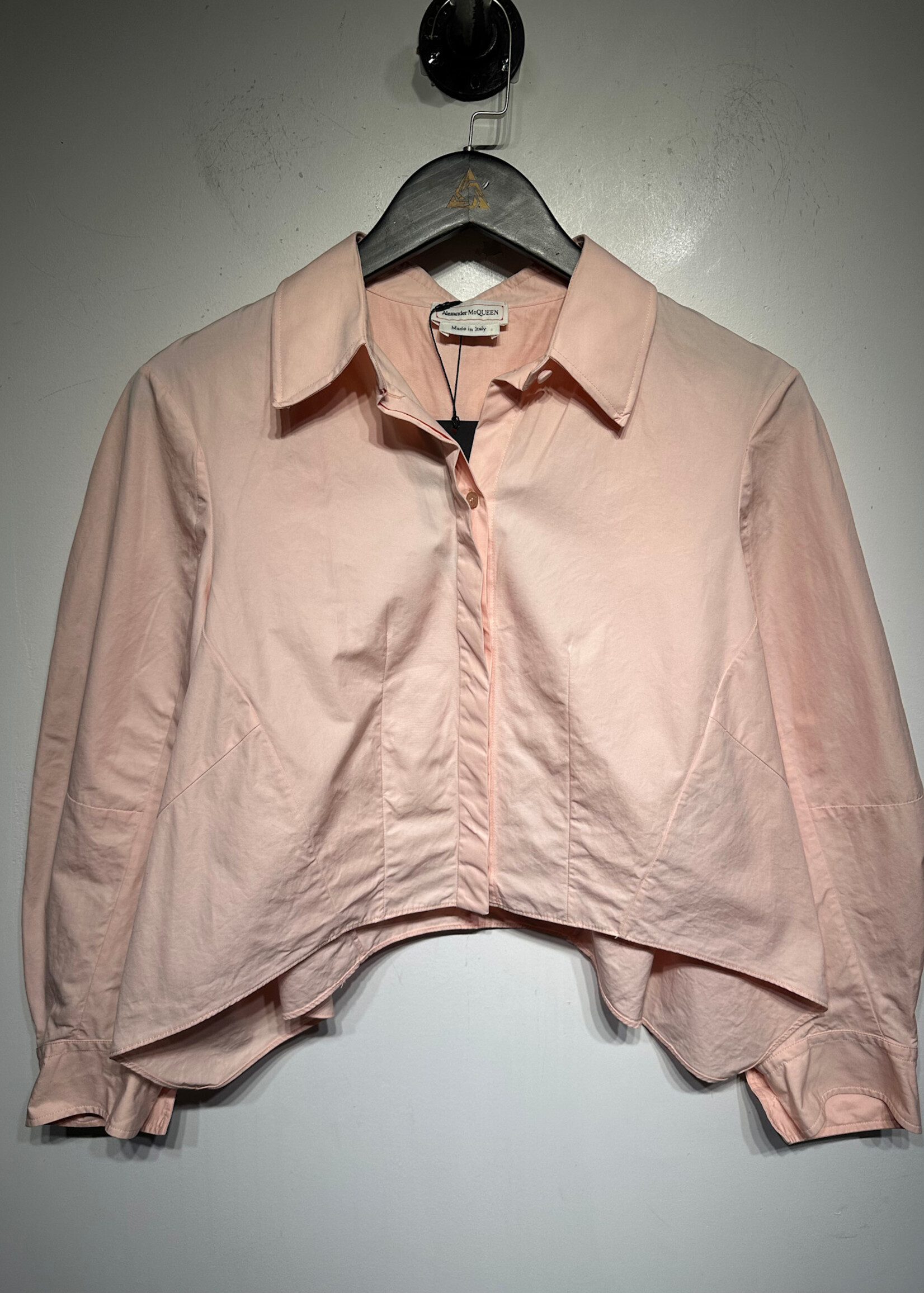 Alexander McQueen Pink Boxy Blouse 42/M