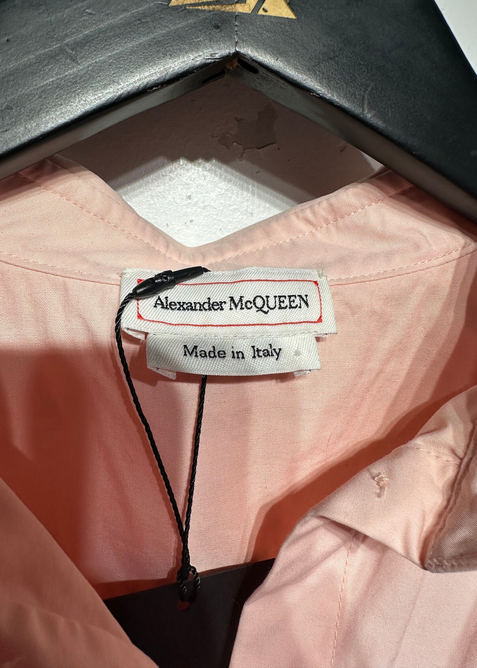 Alexander McQueen Pink Boxy Blouse 42/M