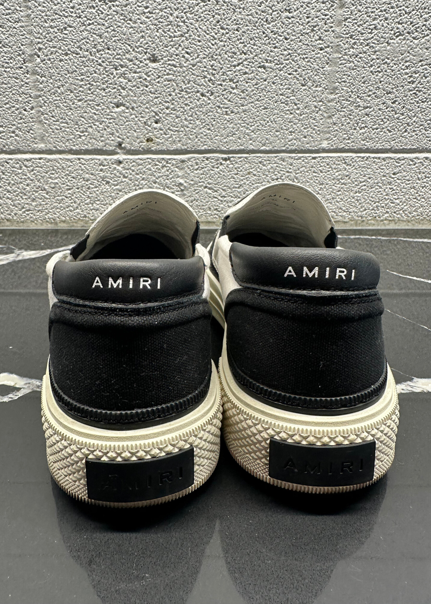 Amiri Bones Black/White Slip Ons 45 (12)