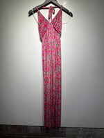 Misa Watercolor Floral SS Dress XS