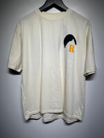 Rhude Cream Yellow Logo Tee M