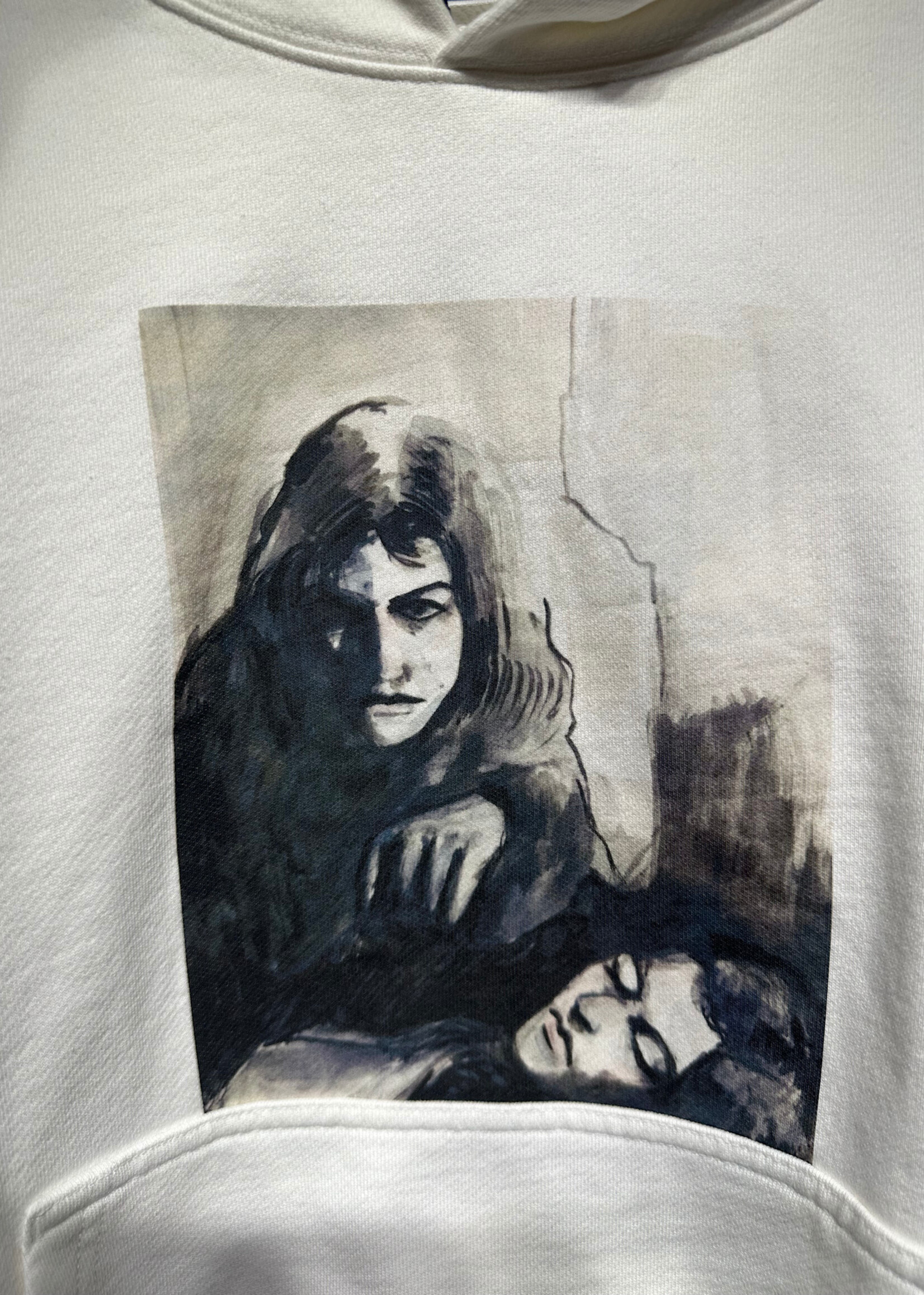 Off White White Painting Hoodie S