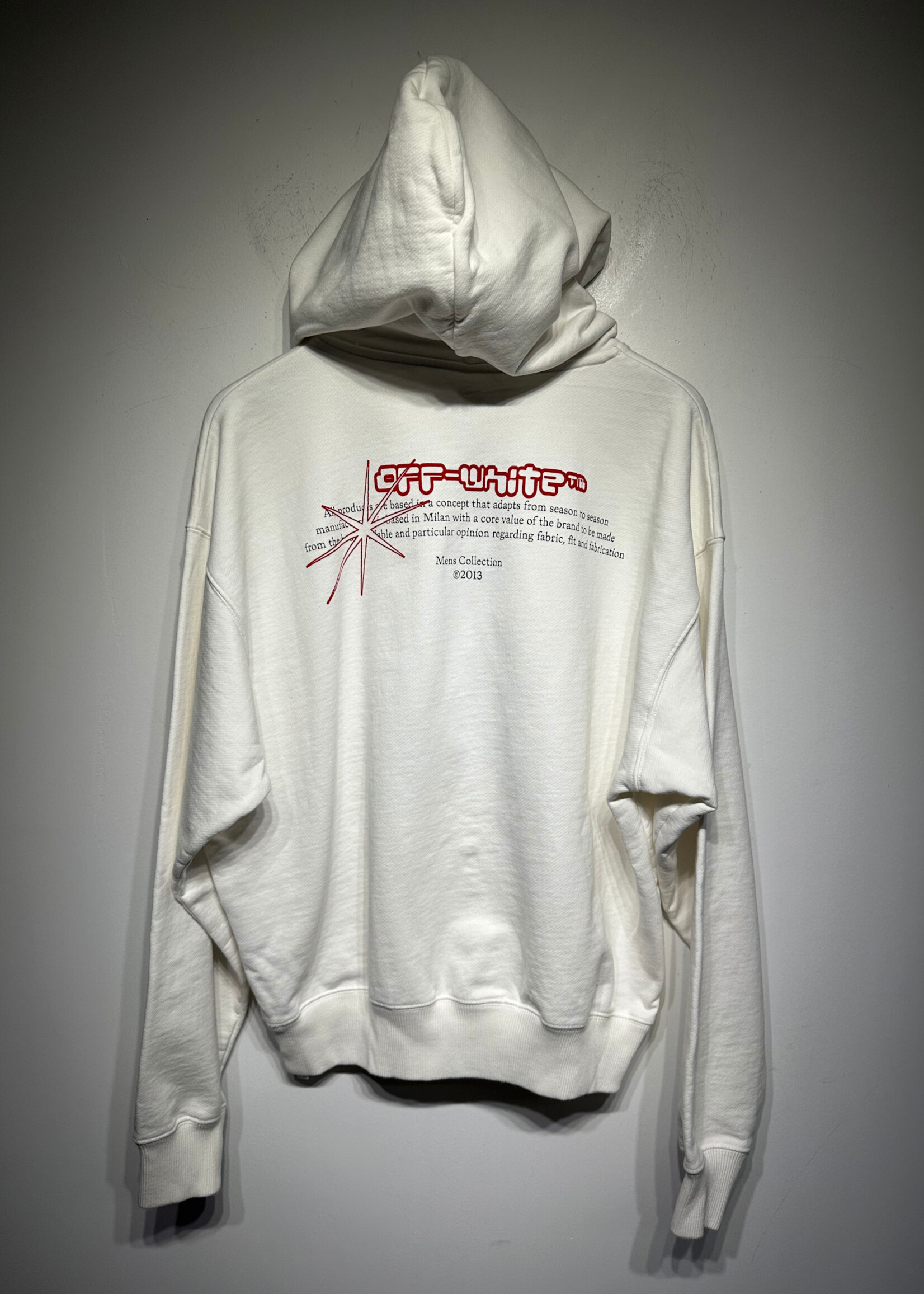 Off White White Painting Hoodie S