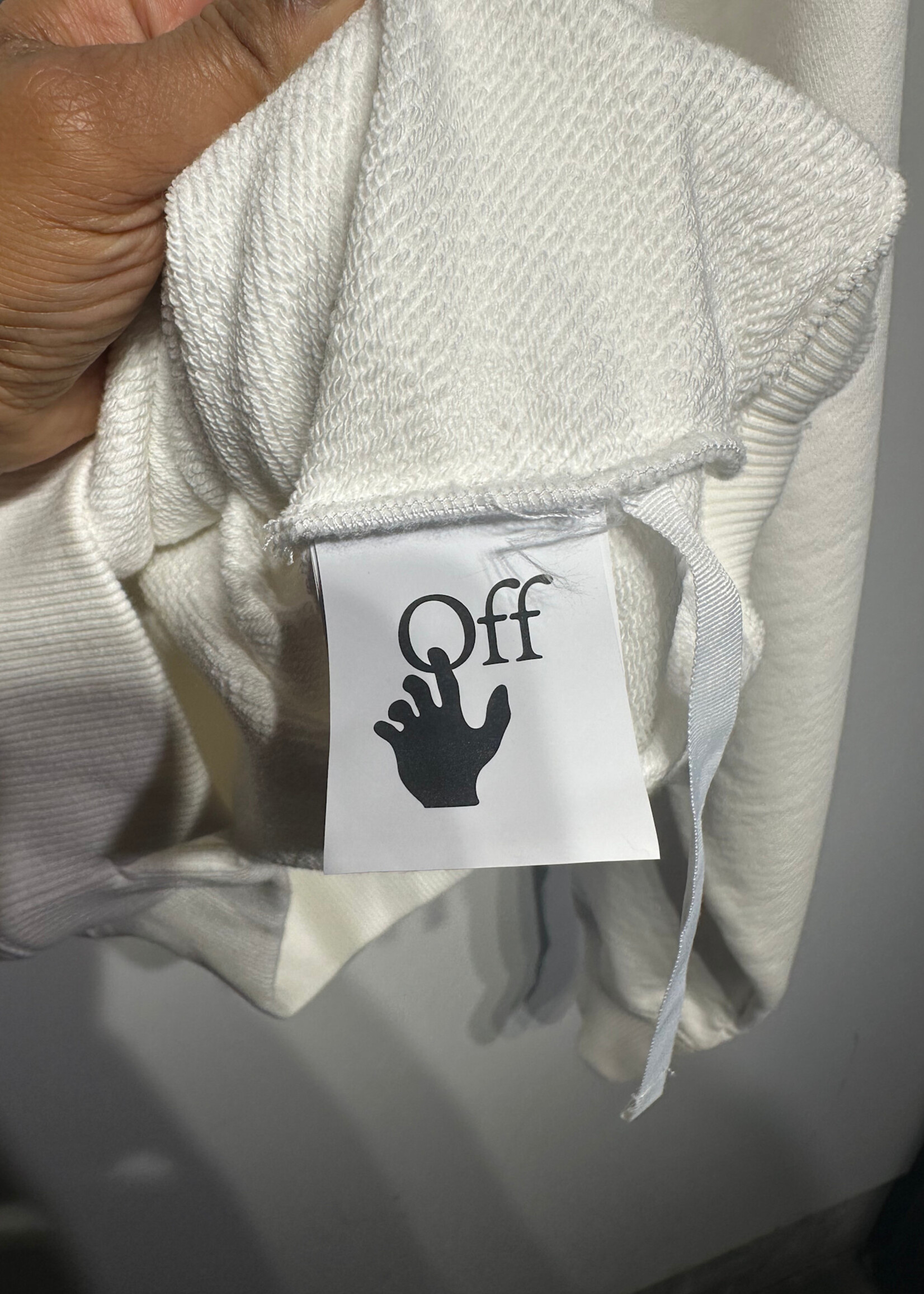 Off White White Painting Hoodie S