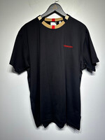 Burberry NWT Black Plaid Collar Tee L 2