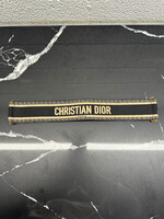 Dior Canvas/Leather Logo Belt 75cm (28"-30")