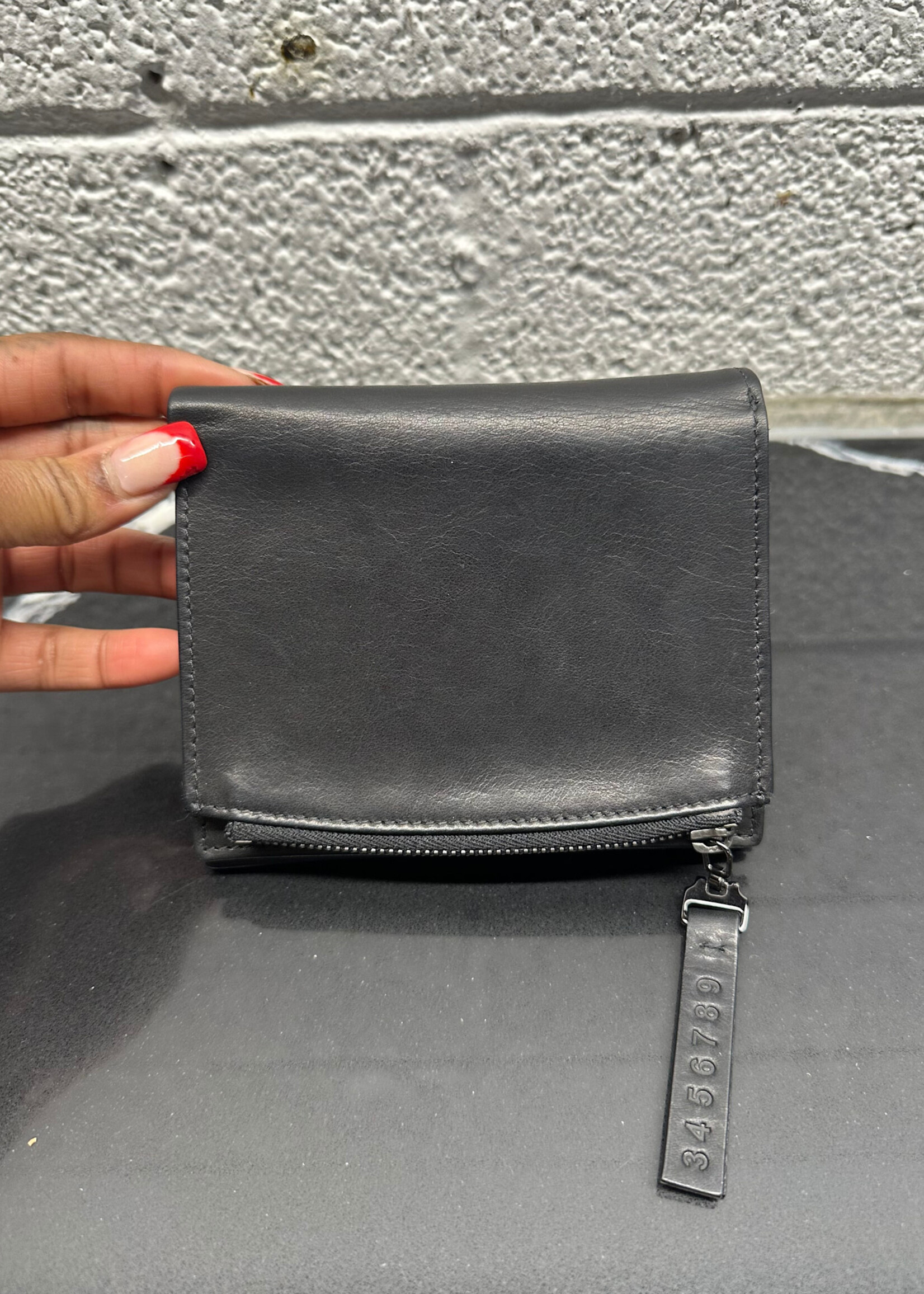 Margiela Black Stitch Wallet