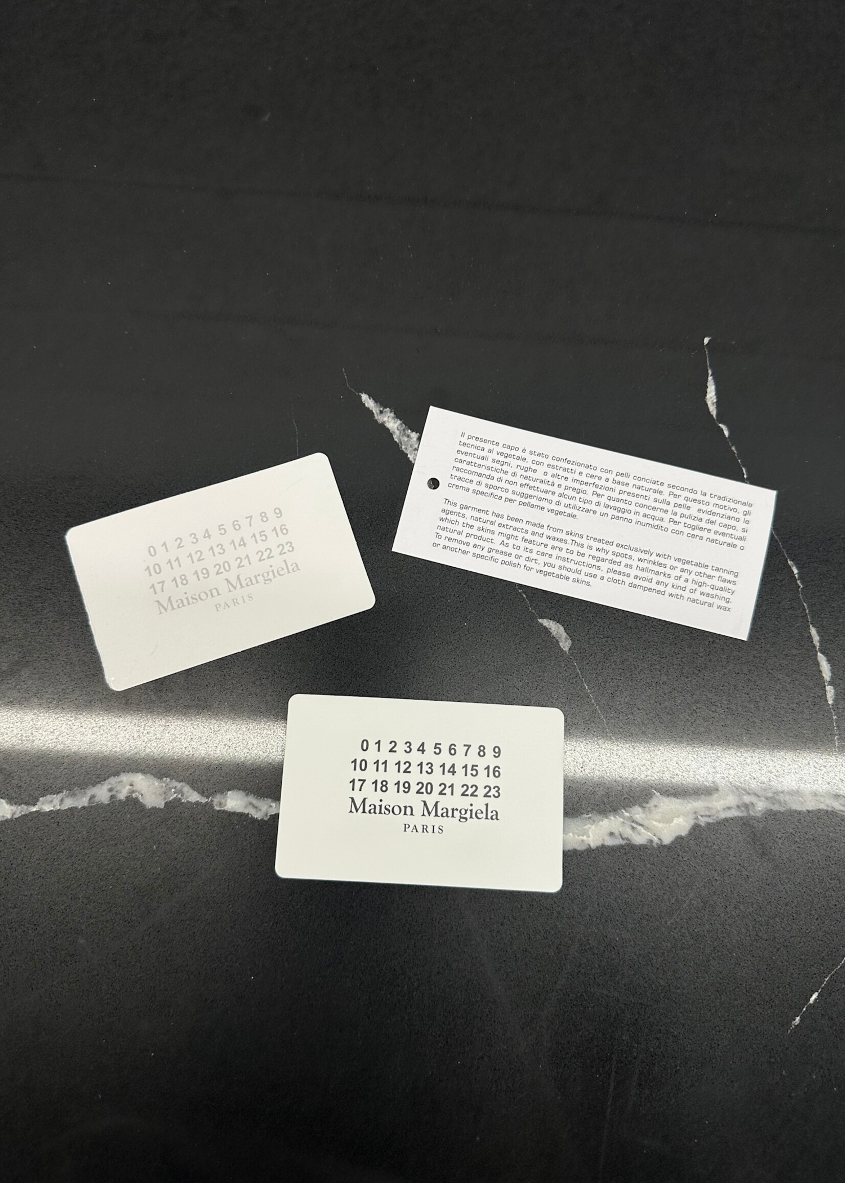 Margiela Black Stitch Wallet