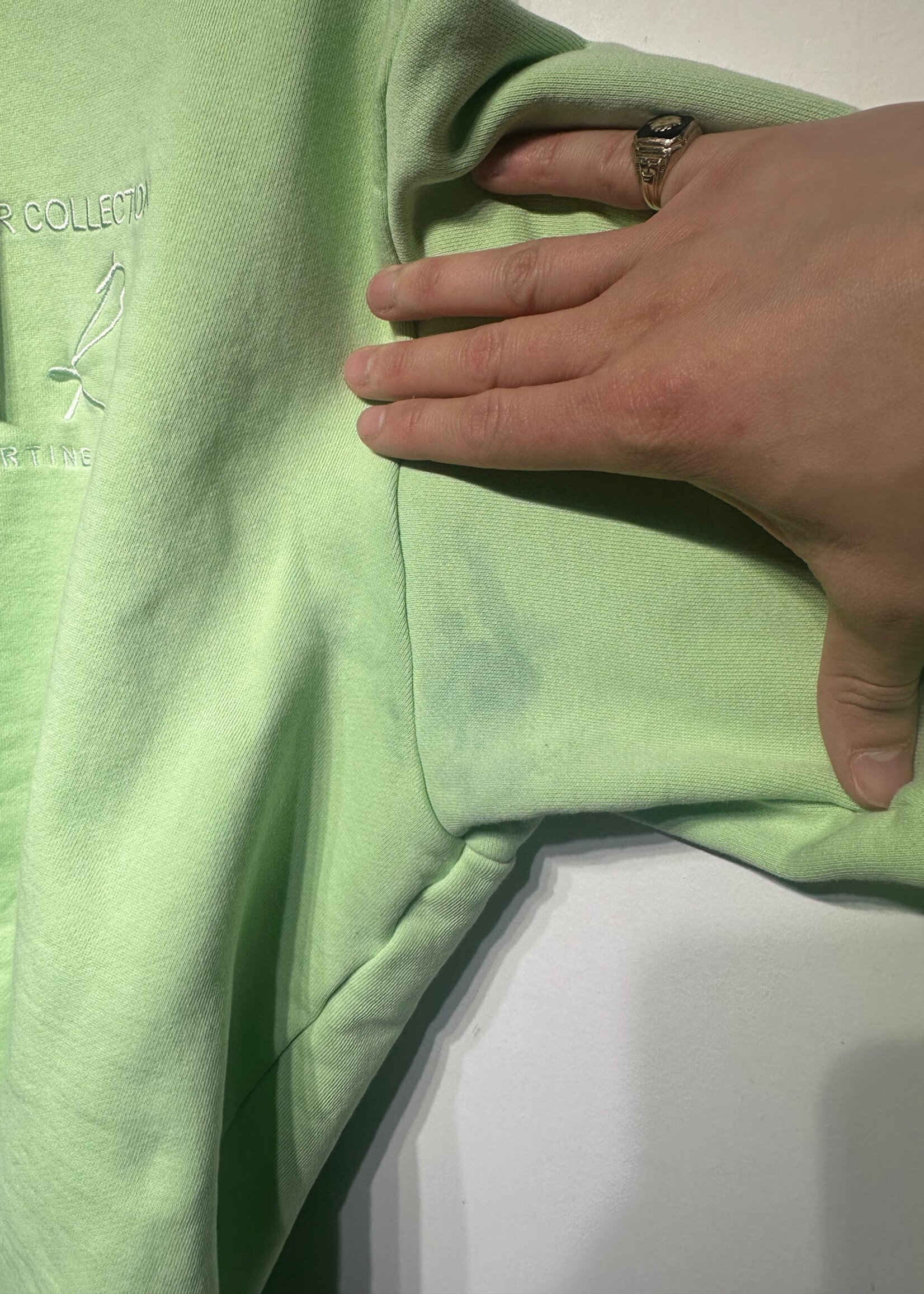 Martine Rose A&W Neon Green Crewneck XL As Is