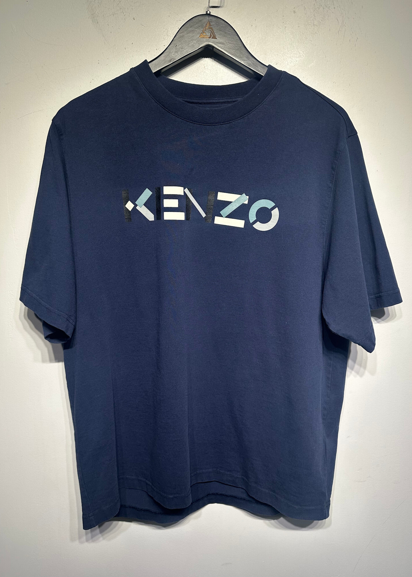 Kenzo Navy Spell Out Tee M