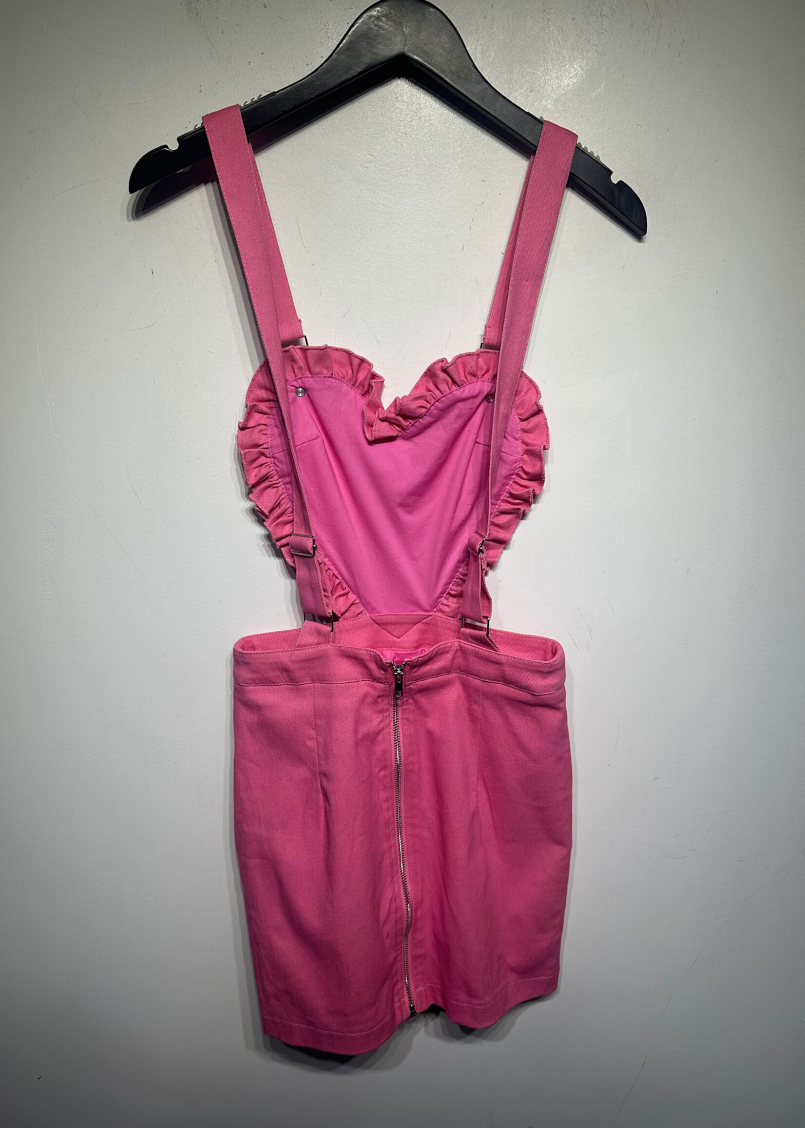 NWT Sugar Thrills Pink Heart Romper XS