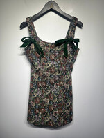 NWT Current Mood Dolls Kill Floral Tapestry Dress S