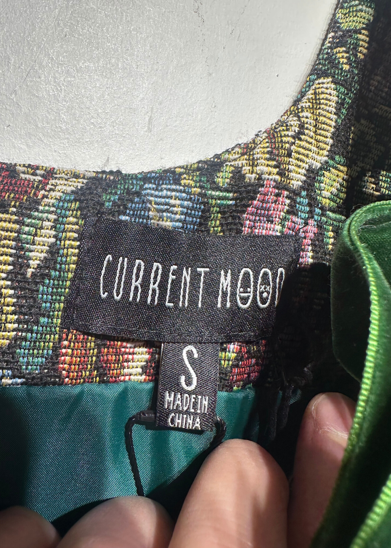 NWT Current Mood Dolls Kill Floral Tapestry Dress S