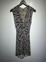 Candies Y2K Brown Leaf Pattern Dress M