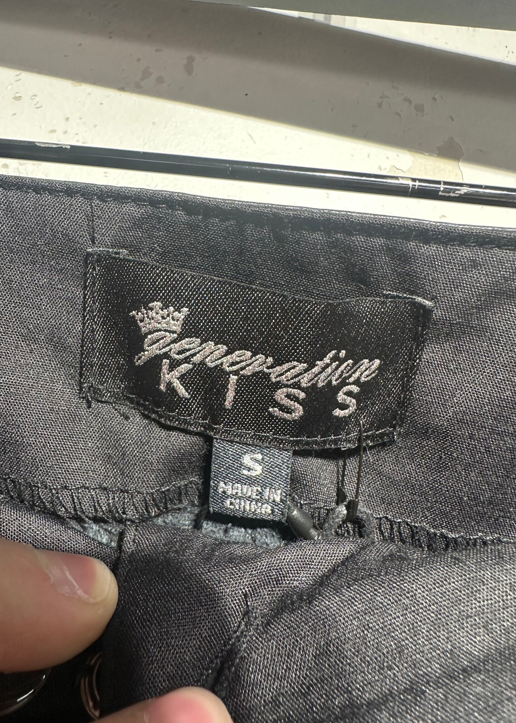 Generation Kiss Dolls Kill Faux Leather Lace Pants 26