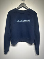 Lululemon Blue Logo Crop Sweater M