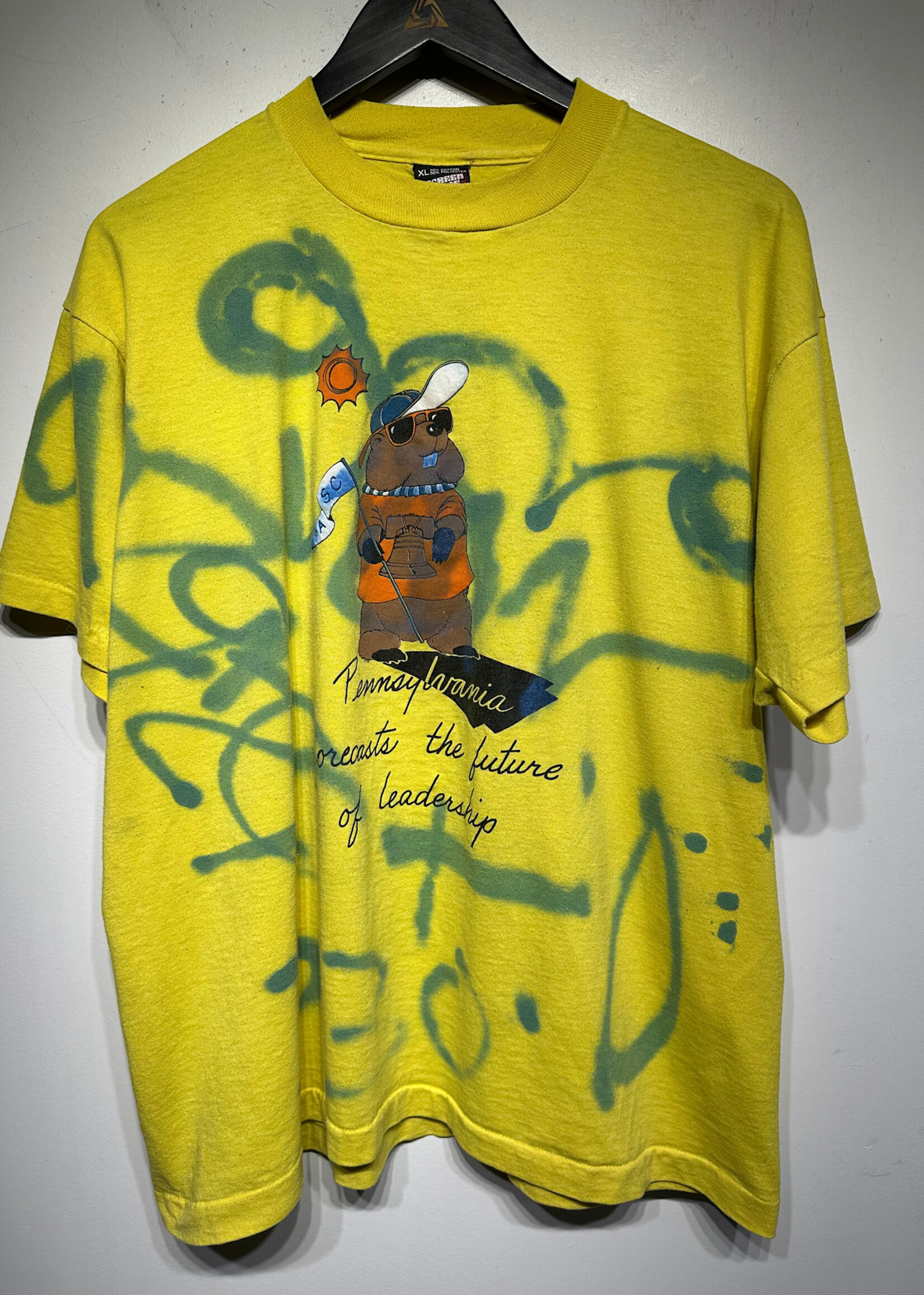 Asspizza Pennslyvania Yellow Tee XL