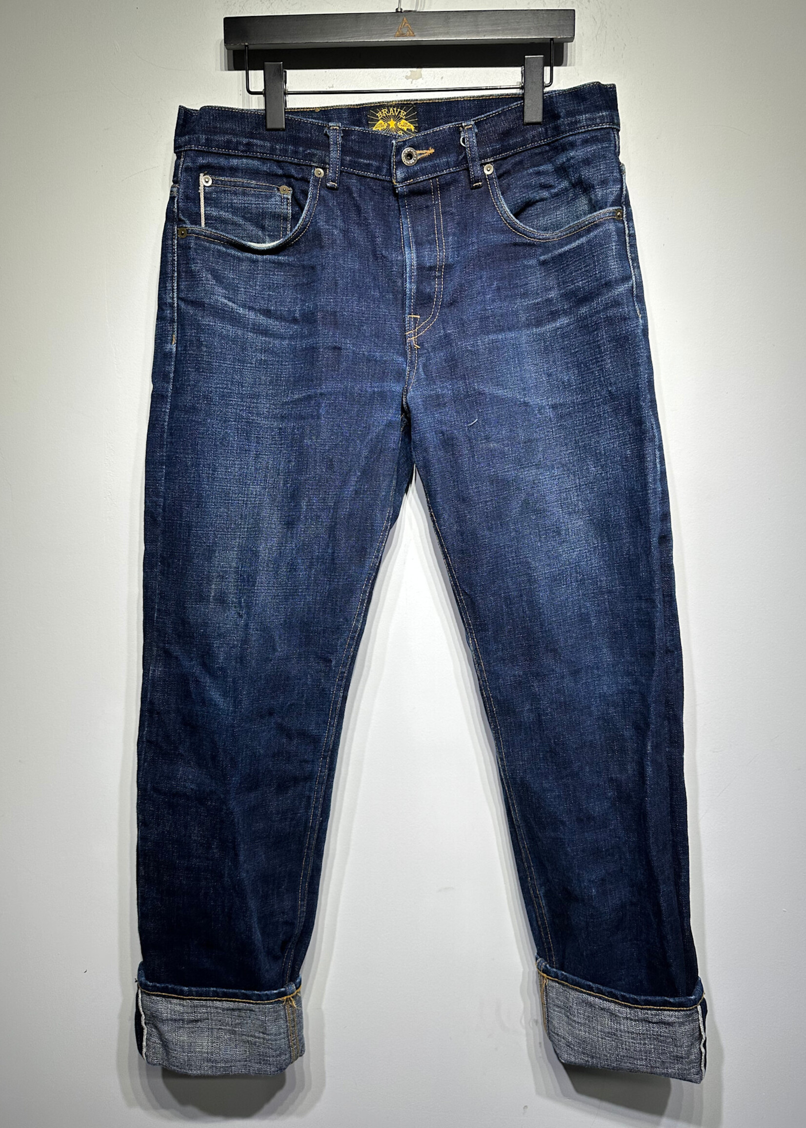 Brave Star Dark Wash Selvedge Denim Masc 35