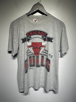 Bulls Vintage Grey Jostens Sportswear Tee As Is M