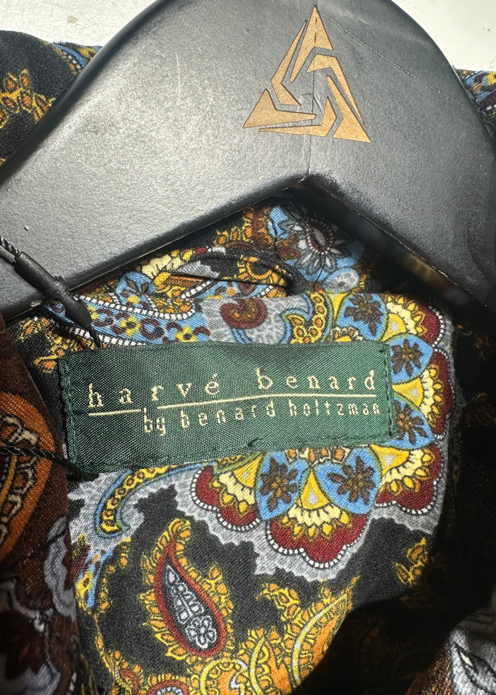 Harve Bernard Quilted Paisley Coat Fem M