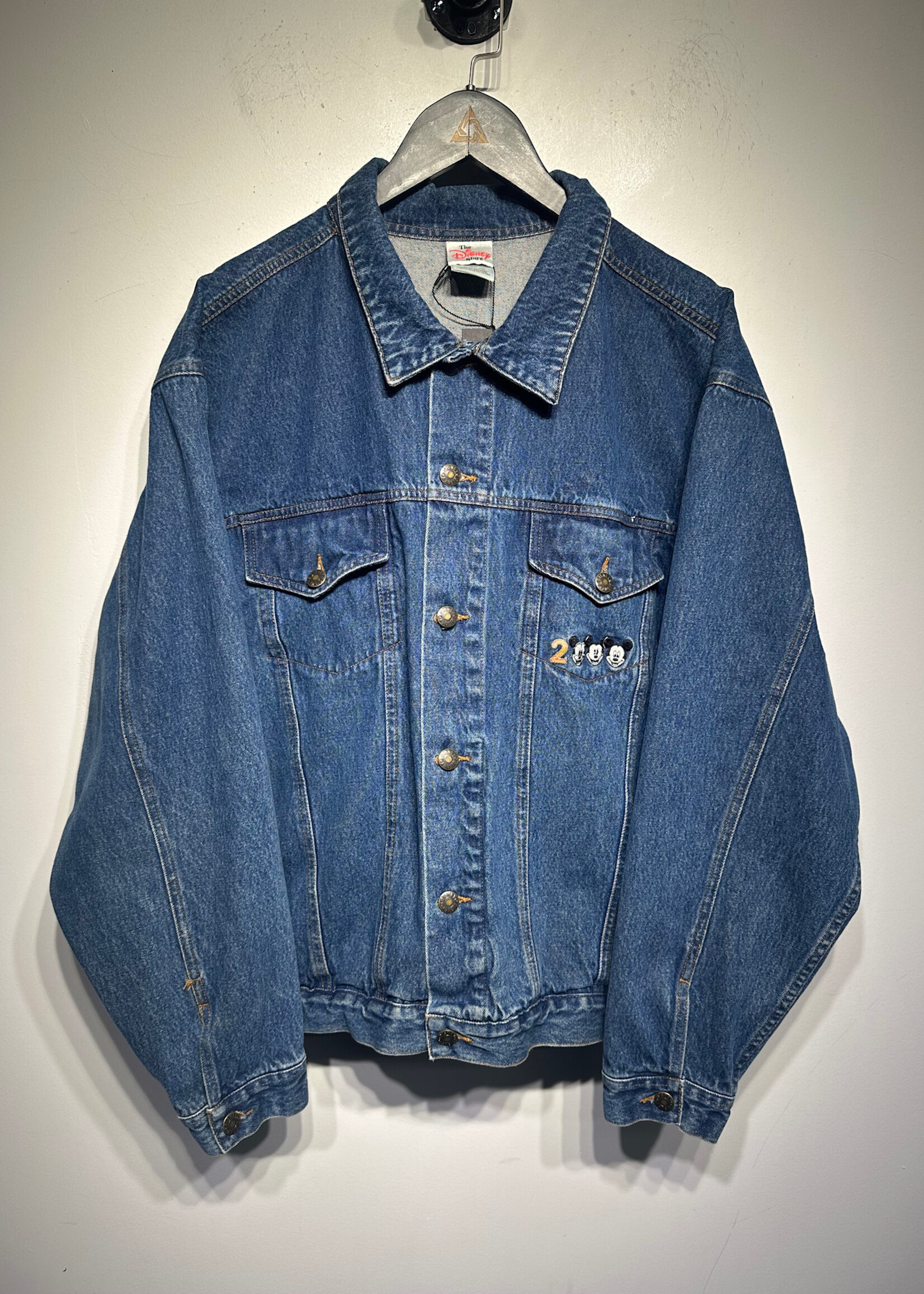 Disney Store 2000 Dark Wash Denim Jacket L