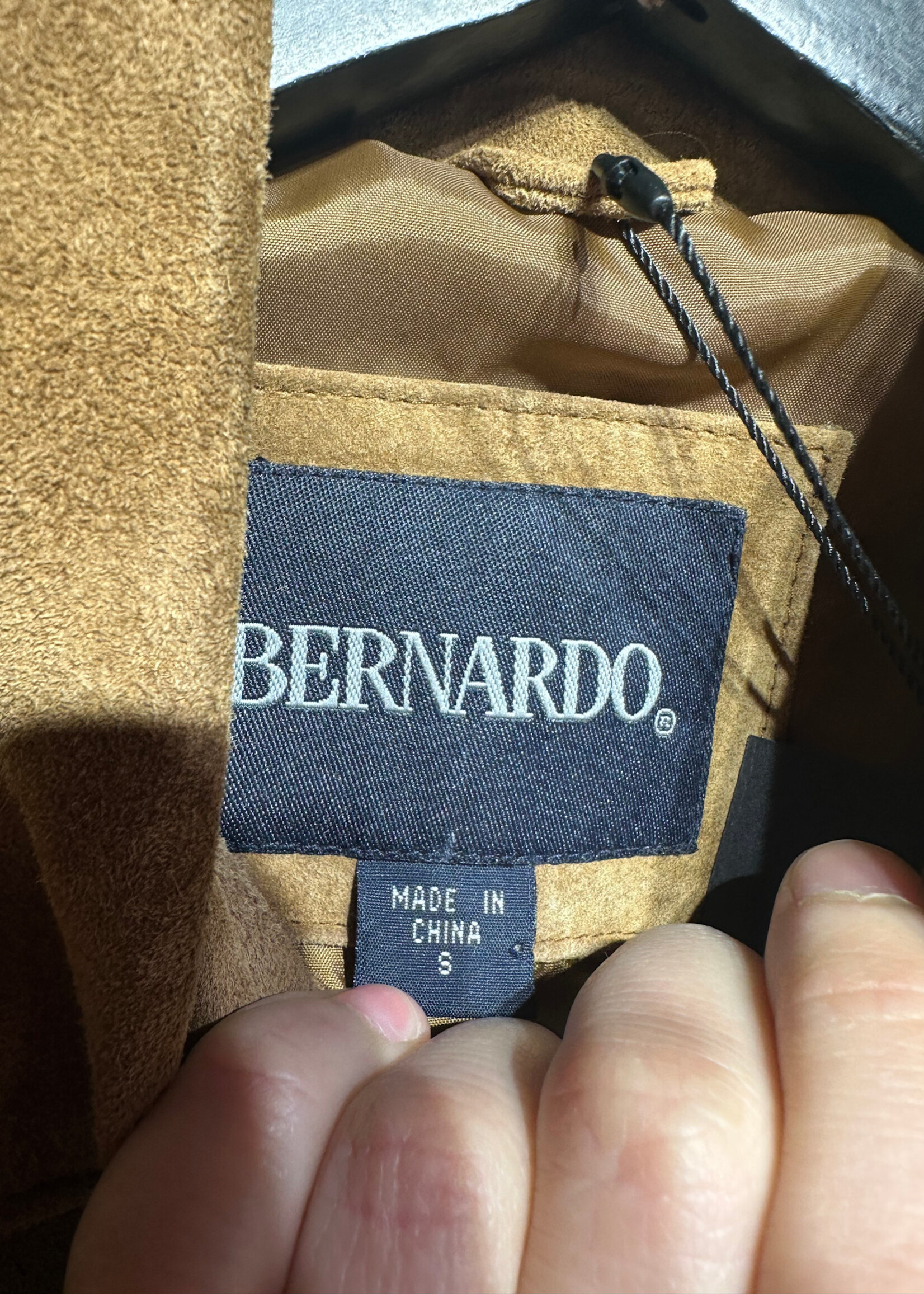 Bernardo DS Brown Suede Jacket Fem S