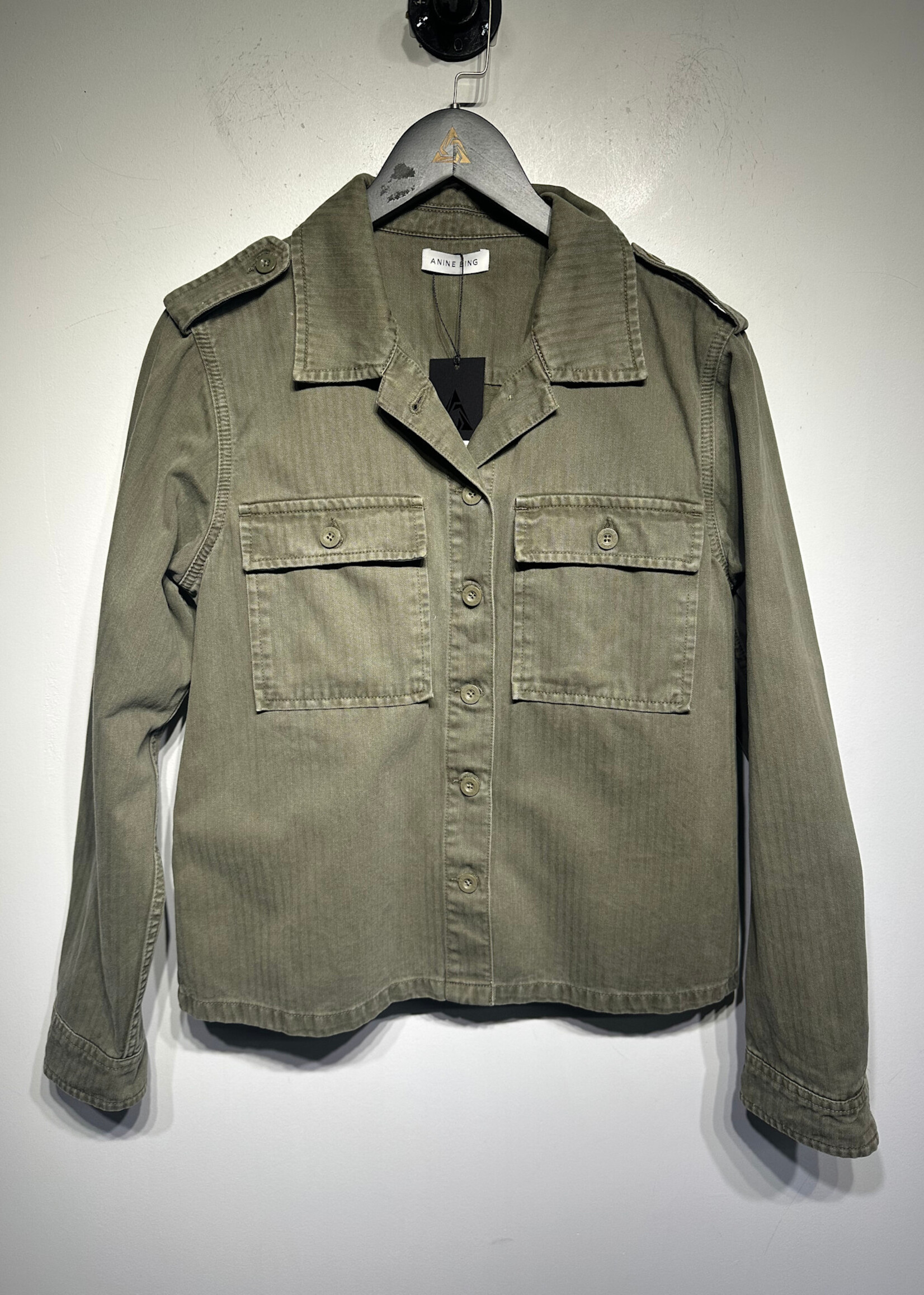 Anine Bing Faded Green B/U Jacket S