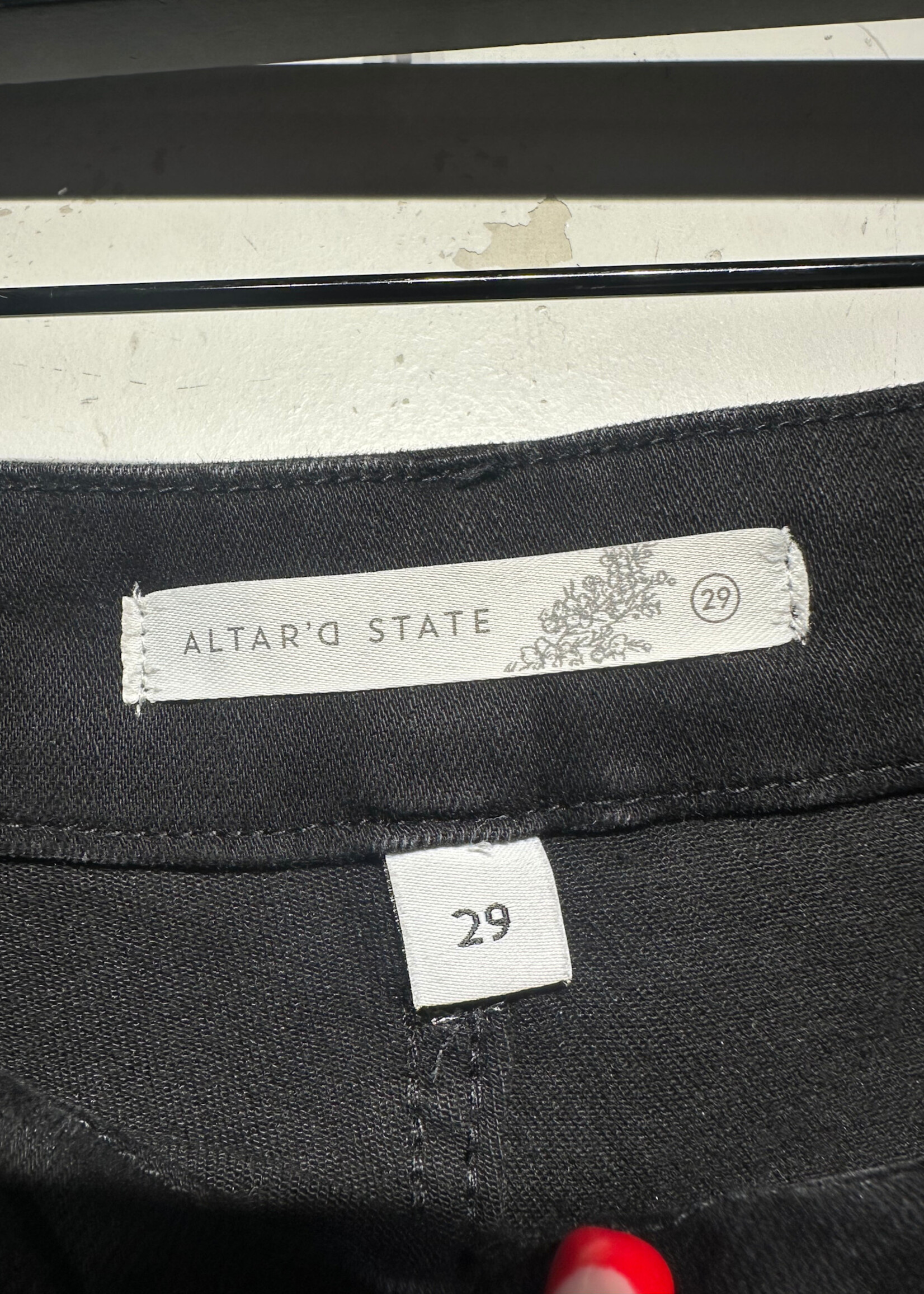 Altar'd State Black Stretch Flare Jeans Fem 29