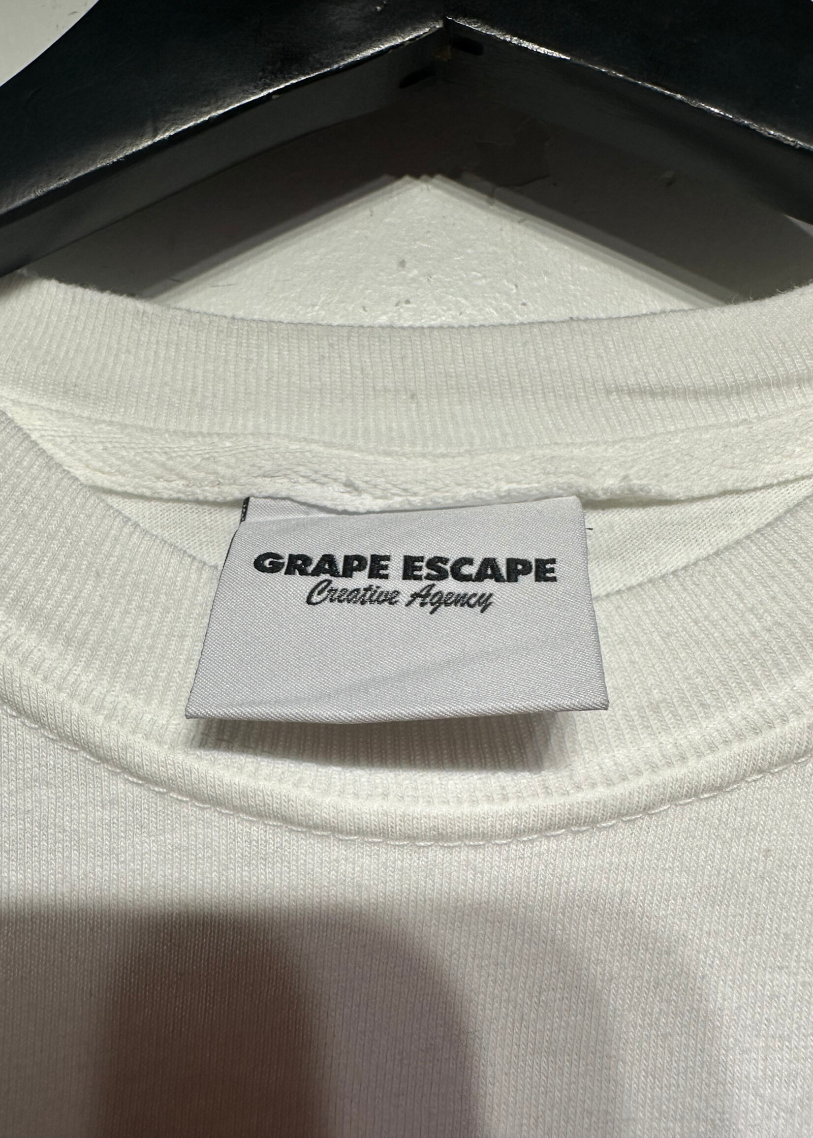 Grape Escape Mixed Letter Logo Tee L