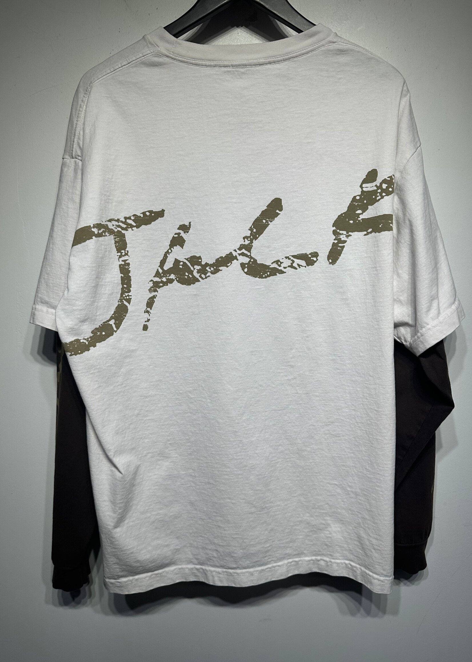 Cactus Jack Brown White Layered LS XL