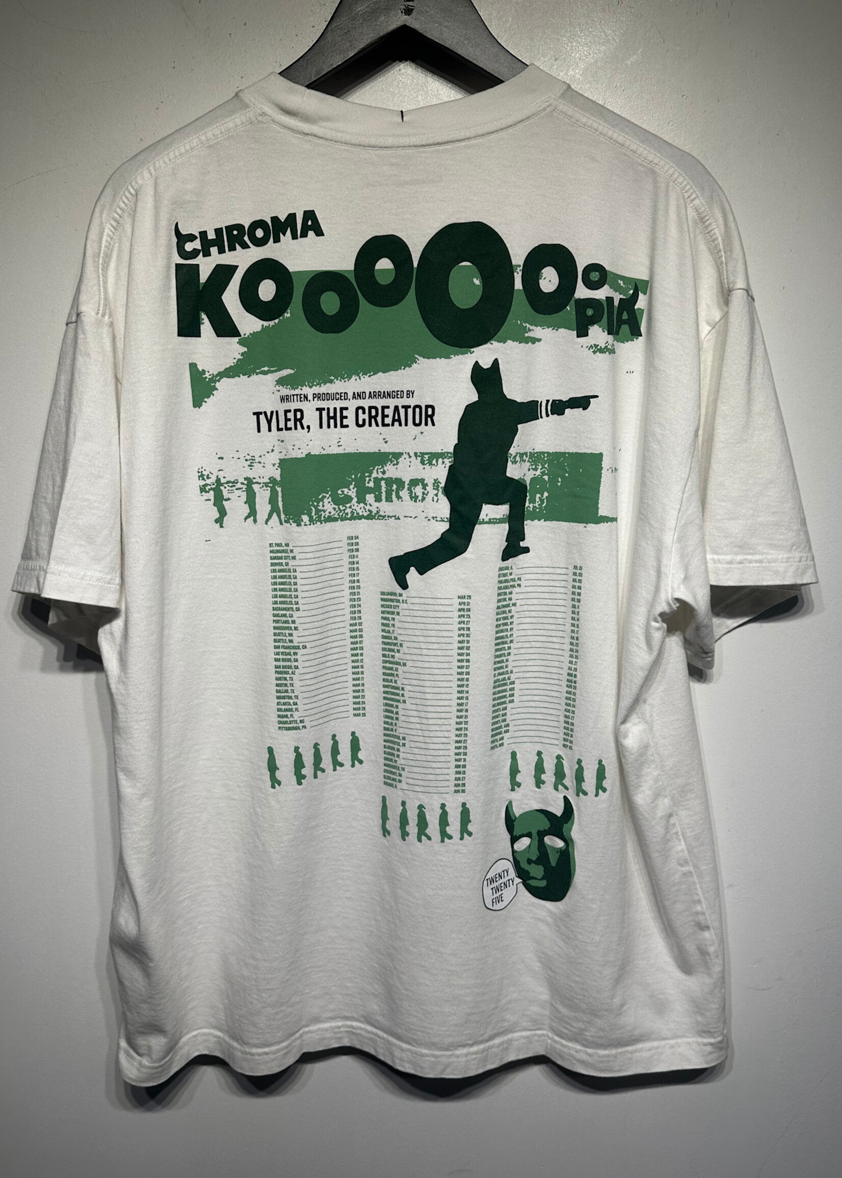 CHROMAKOPIA WHITE TOUR TEE UNISEX L