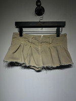 FREE PEOPLE BEIGE PLEATED MINI SKIRT 28