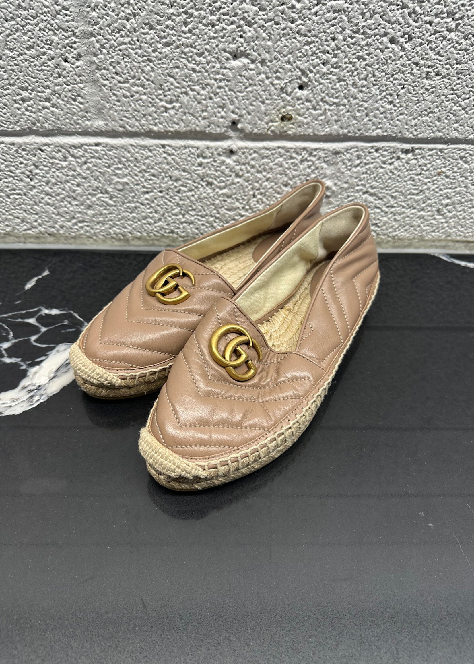 Gucci Nude Espadrilles 37.5/7.5