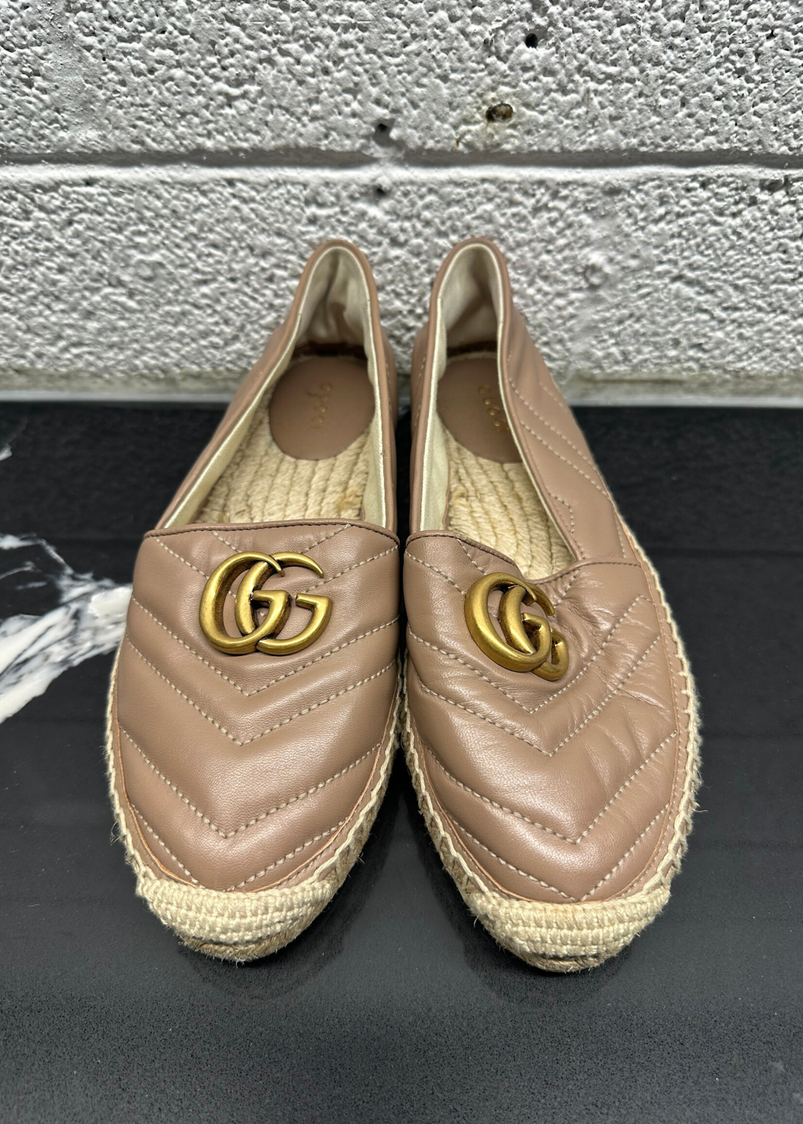 Gucci Nude Espadrilles 37.5/7.5