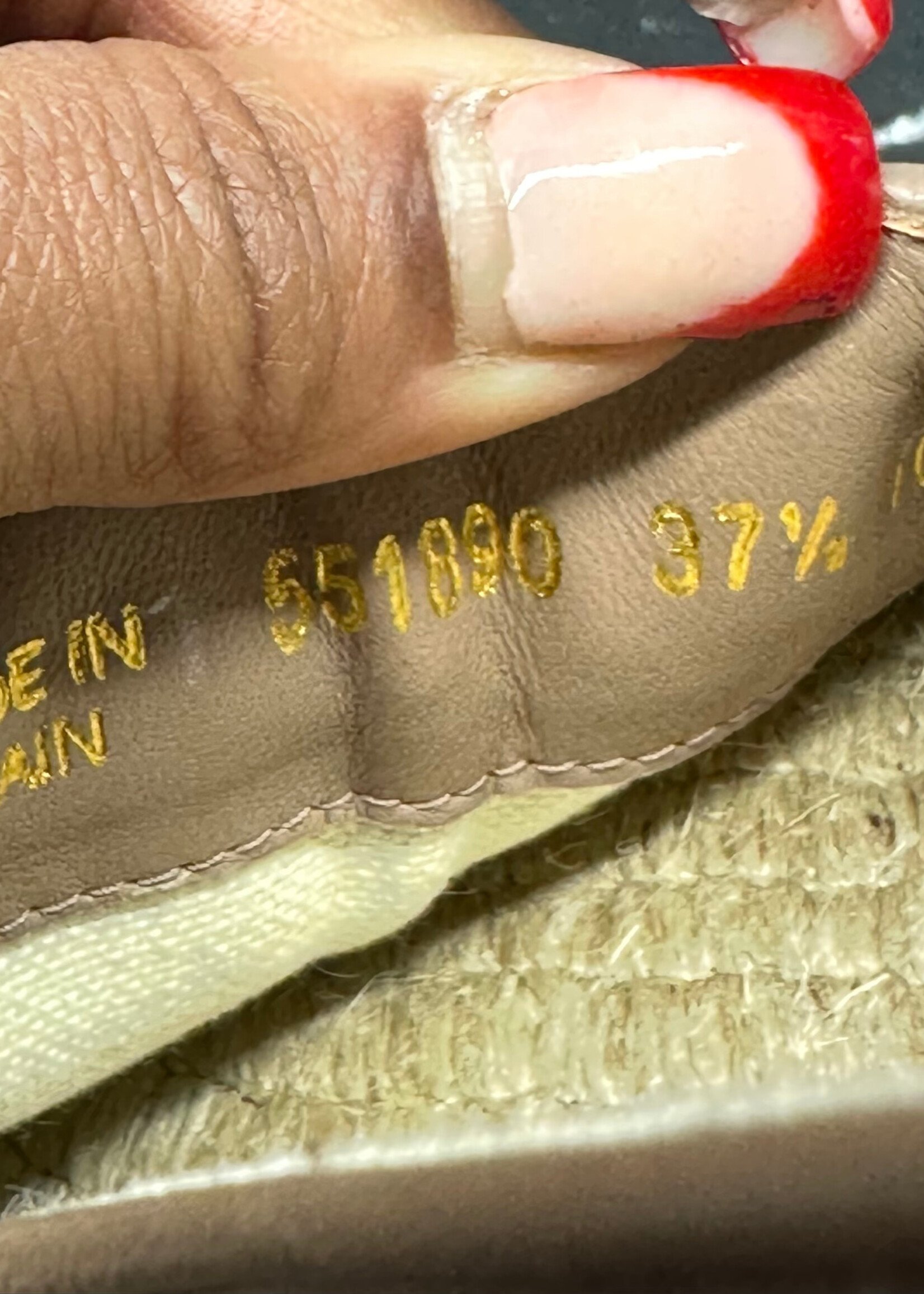 Gucci Nude Espadrilles 37.5/7.5