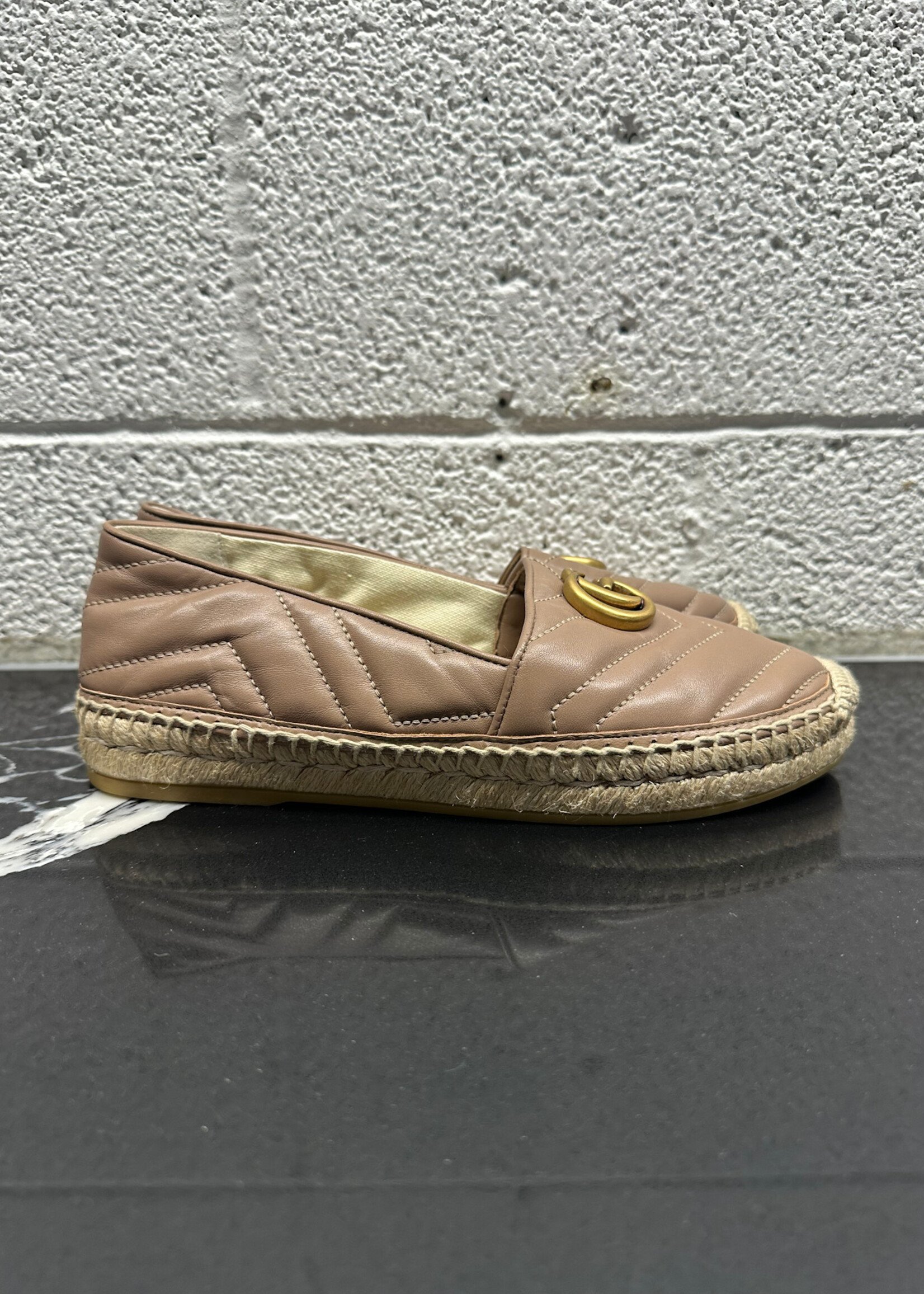Gucci Nude Espadrilles 37.5/7.5