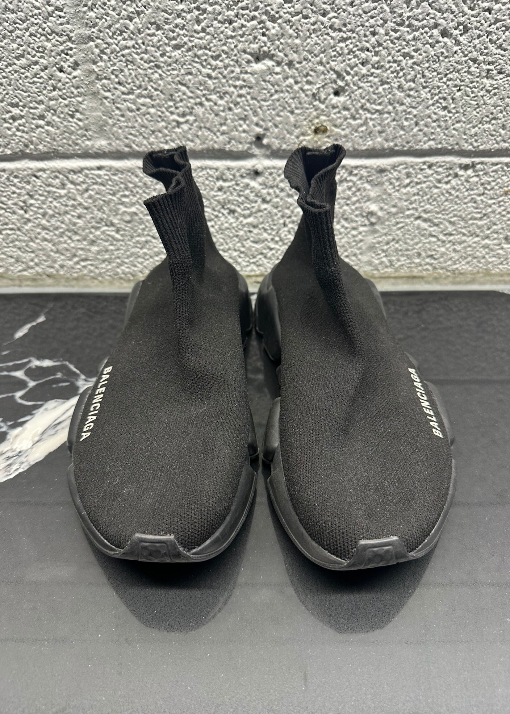 Balenciaga Black On Black Sock Runner 37/7
